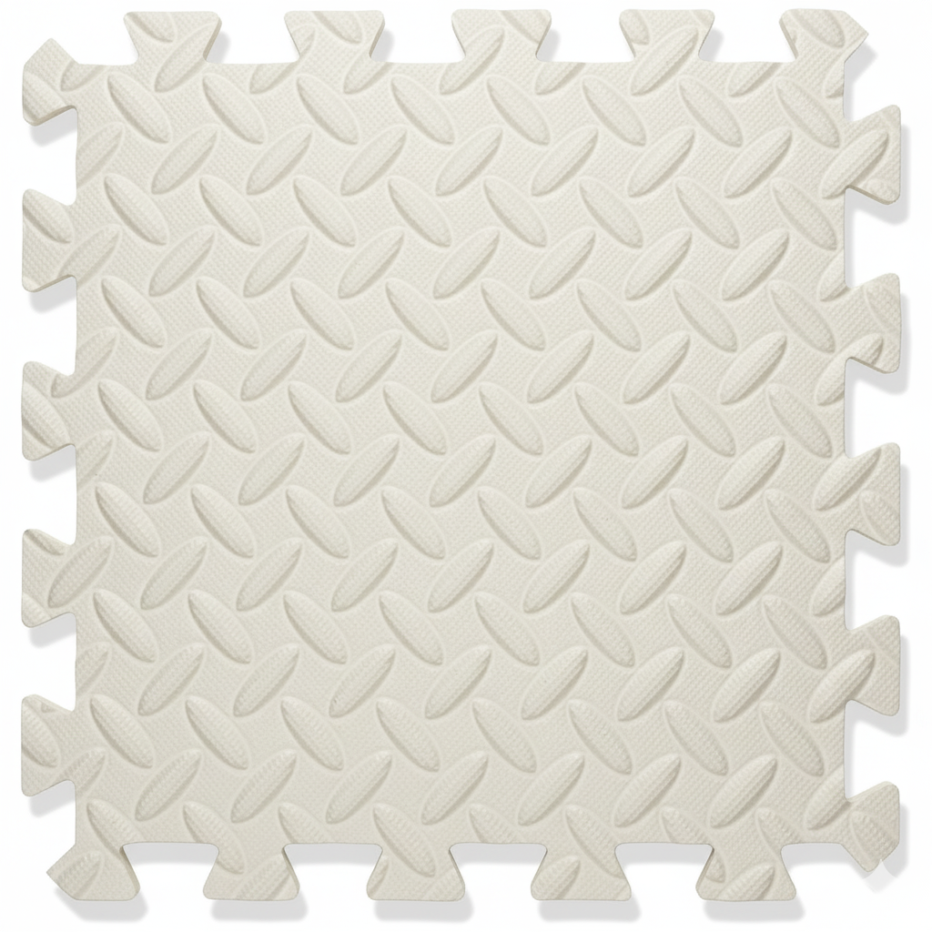Gym Mats EVA Foam Interlocking Exercise Floor Tiles, 2x2 ft, 1/2 in, 2 PACK (COVERS 48 S/FT) JP Sports