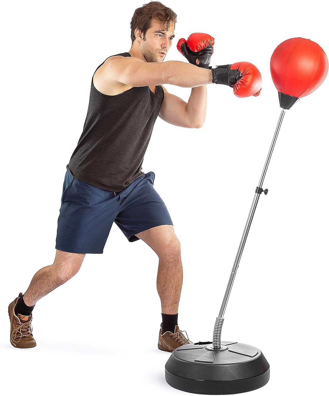 JP Boxing Ball Set with Punching Bag, Kids adults Set with Gloves and Pump