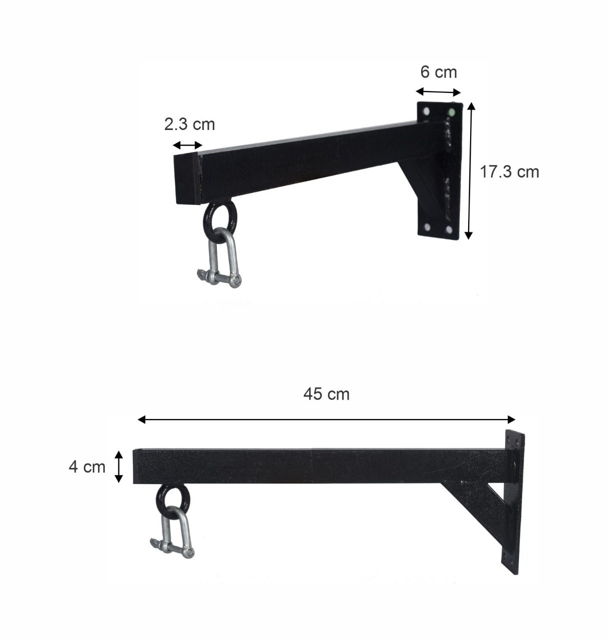 JP Heavy Duty Punch Bag Wall Bracket 12"