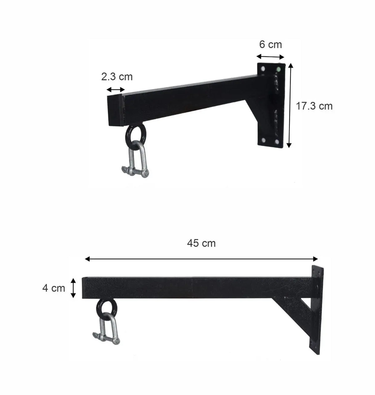 JP Heavy Duty Punch Bag Wall Bracket 12" JP Sports