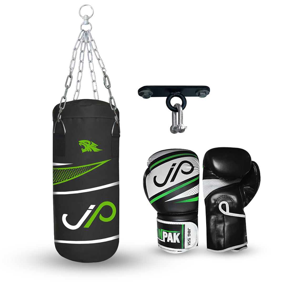 JP Kids Punch Bag Set UnFilled With Chain 2ft