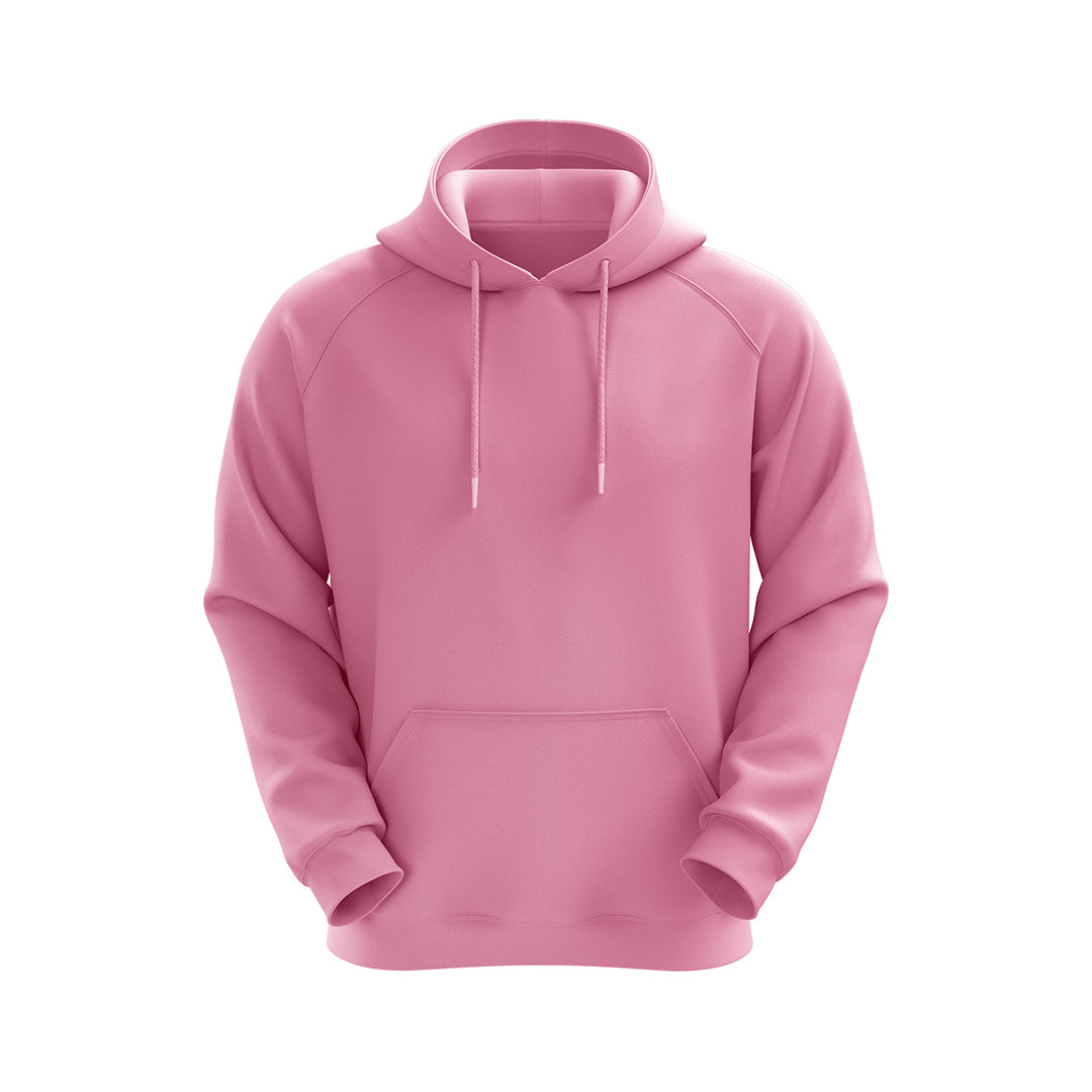 Pink Fleece Hoodies Sweatshirt