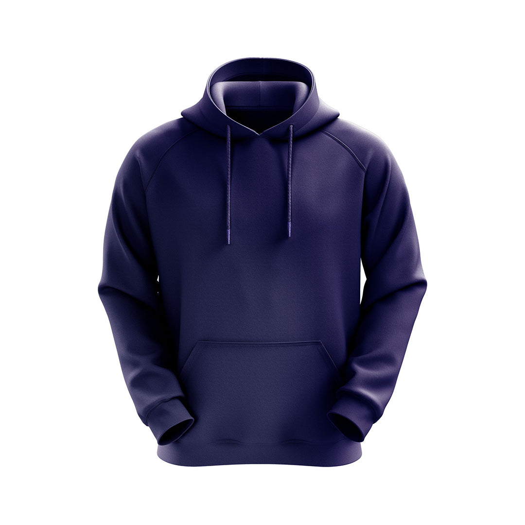 Purple Fleece Hoodies Sweatshirt