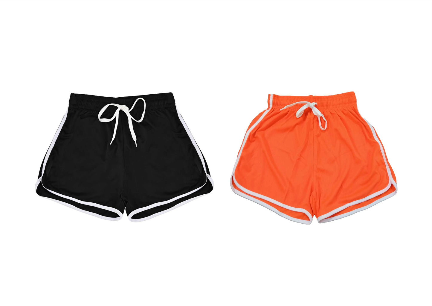 New Pack of 3 Summer Street Fashion Shorts Women Elastic Waist Short Pants JP Sports