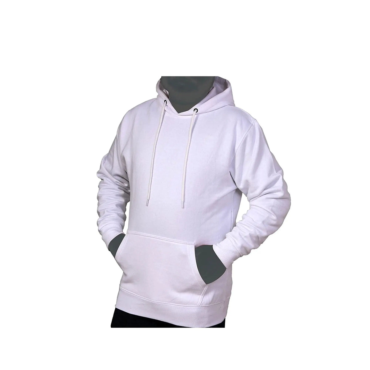 White Fleece Hoodies Sweatshirt JP Sports