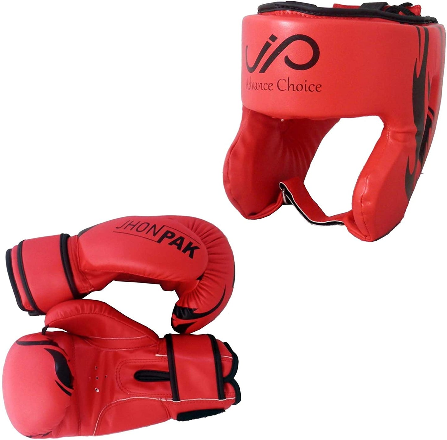 JP Kids Boxing Gloves and Headgear 2 Pcs Set