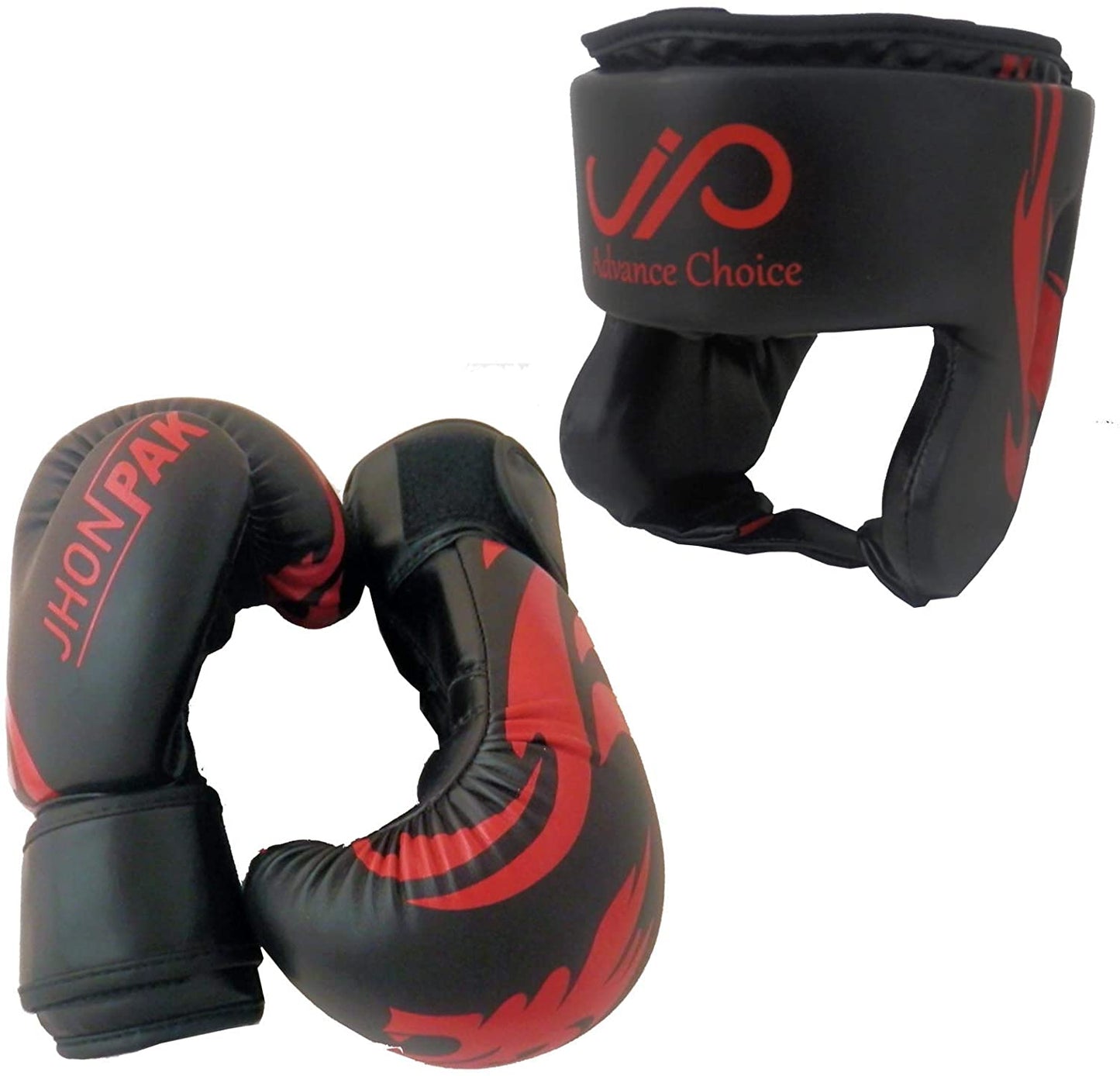 JP Kids Boxing Gloves and Headgear 2 Pcs Set