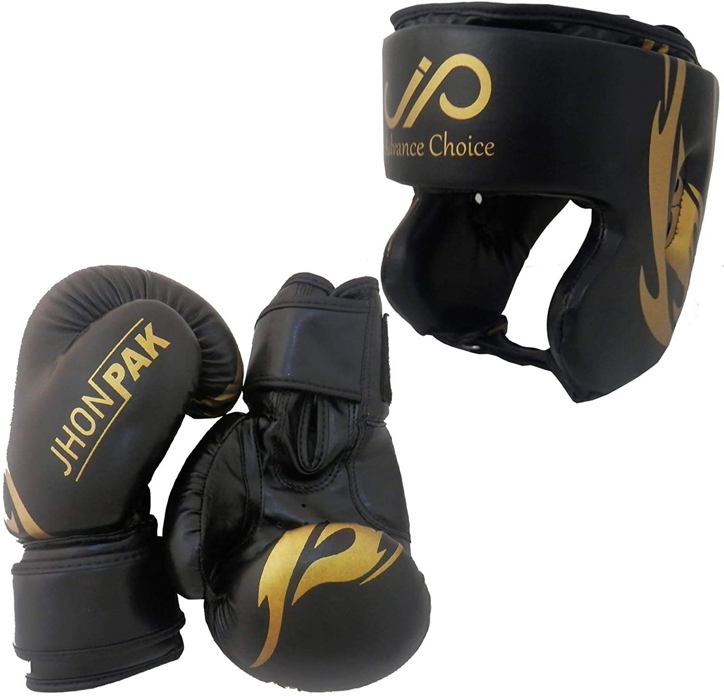 JP Kids Boxing Gloves and Headgear 2 Pcs Set
