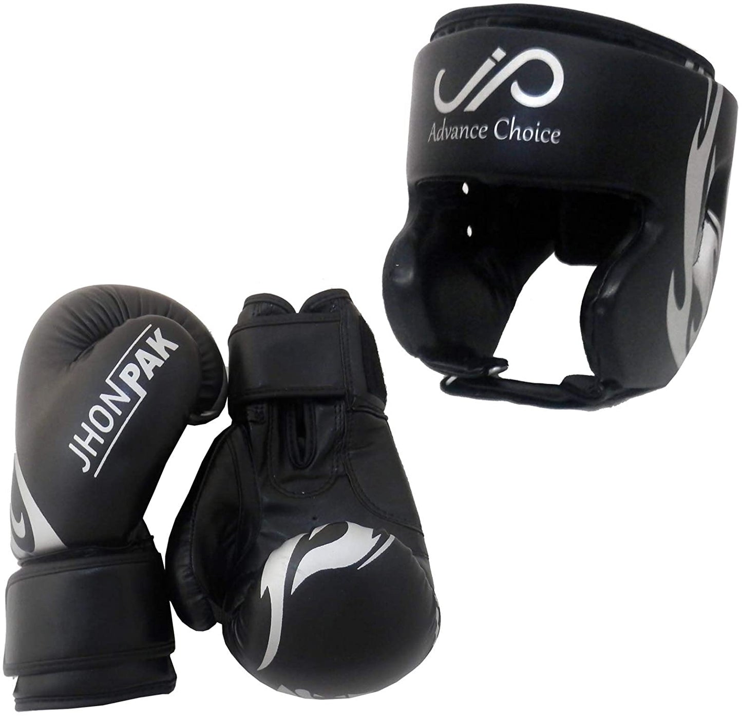 JP Kids Boxing Gloves and Headgear 2 Pcs Set