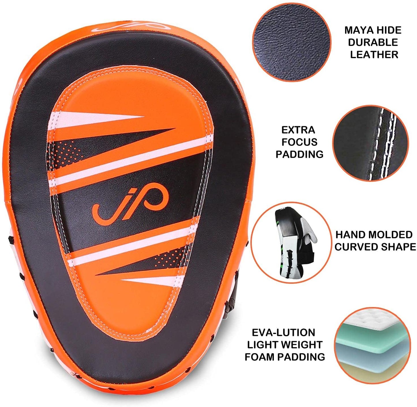 JP Curved Focus Pads Mitts Hook and Jab