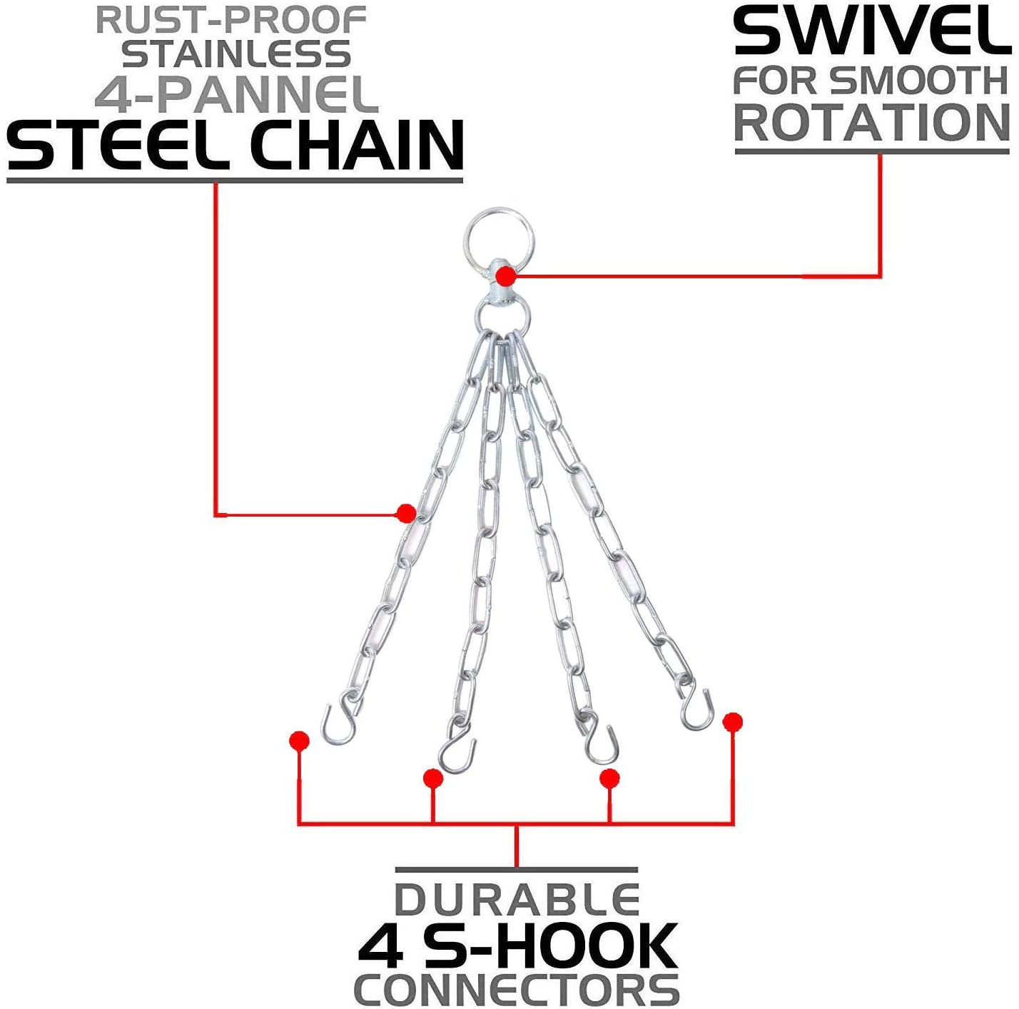 JP Heavy Duty Punch Bag Wall Bracket 12"
