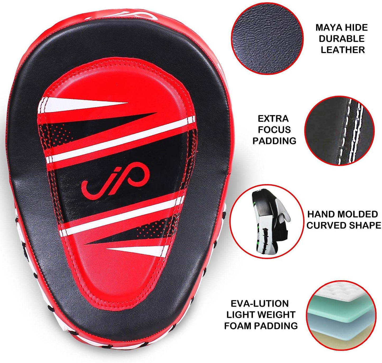JP Curved Focus Pads Mitts Hook and Jab