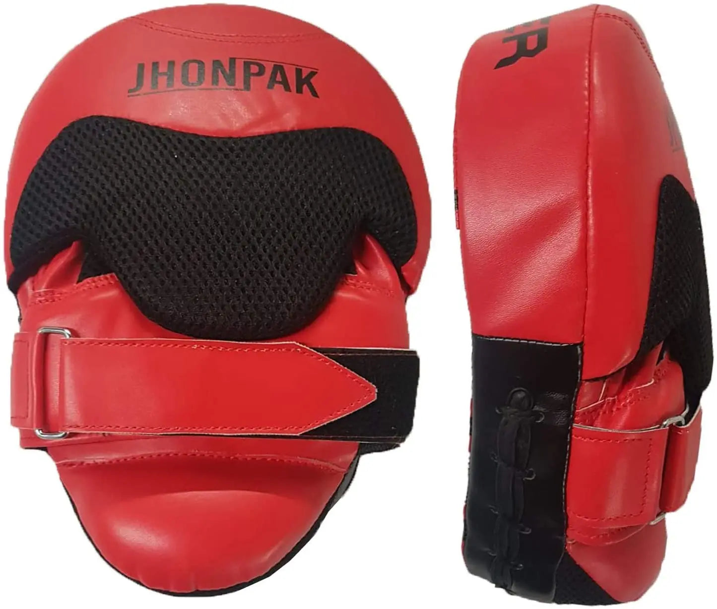 JP Boxing Pads (Pair), Curved Shape Punching Mitts with Adjustable Strap JP Sports