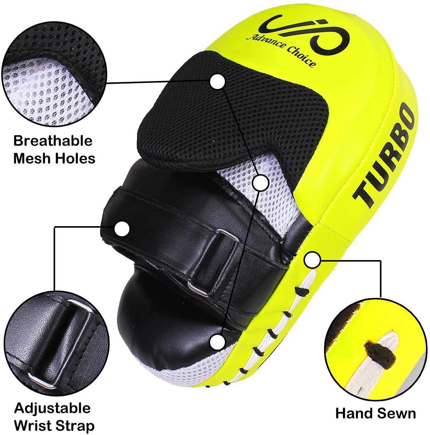 JP Curved Focus Pads Mitts Hook and Jab