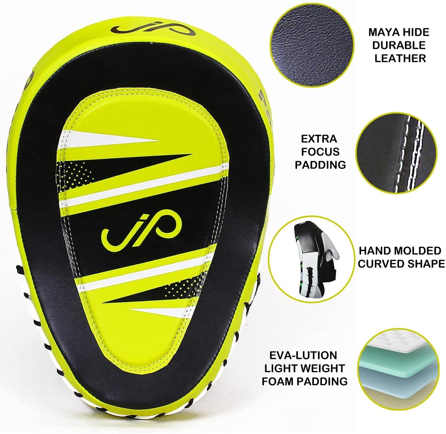 JP Curved Focus Pads Mitts Hook and Jab