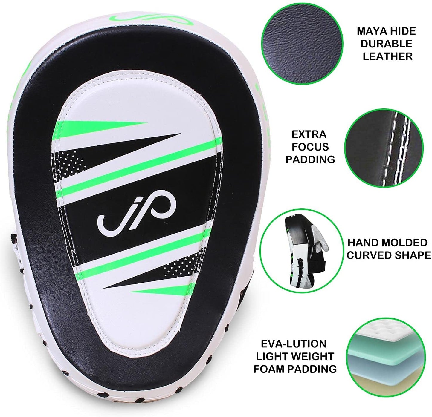 JP Curved Focus Pads Mitts Hook and Jab