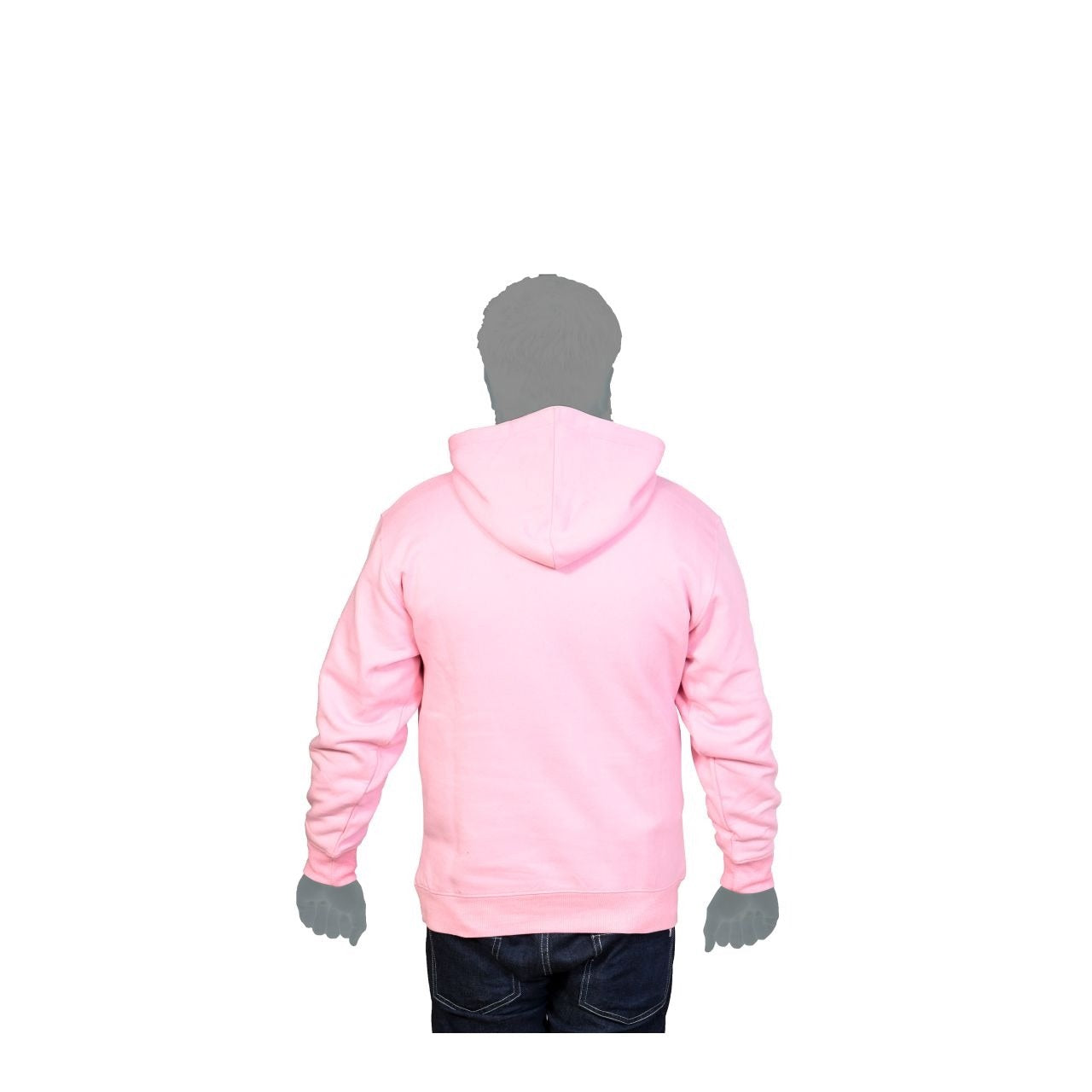 Pink Fleece Hoodies Sweatshirt