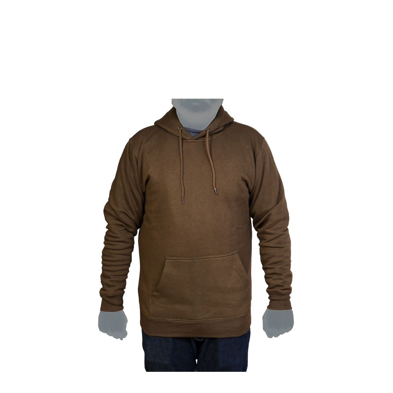 Olive Fleece Hoodies Sweatshirt