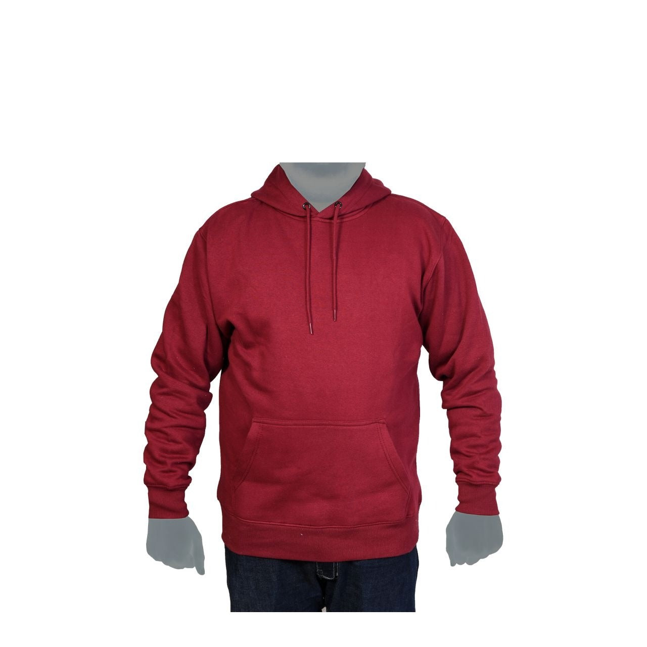 Maroon Fleece Hoodies Sweatshirt