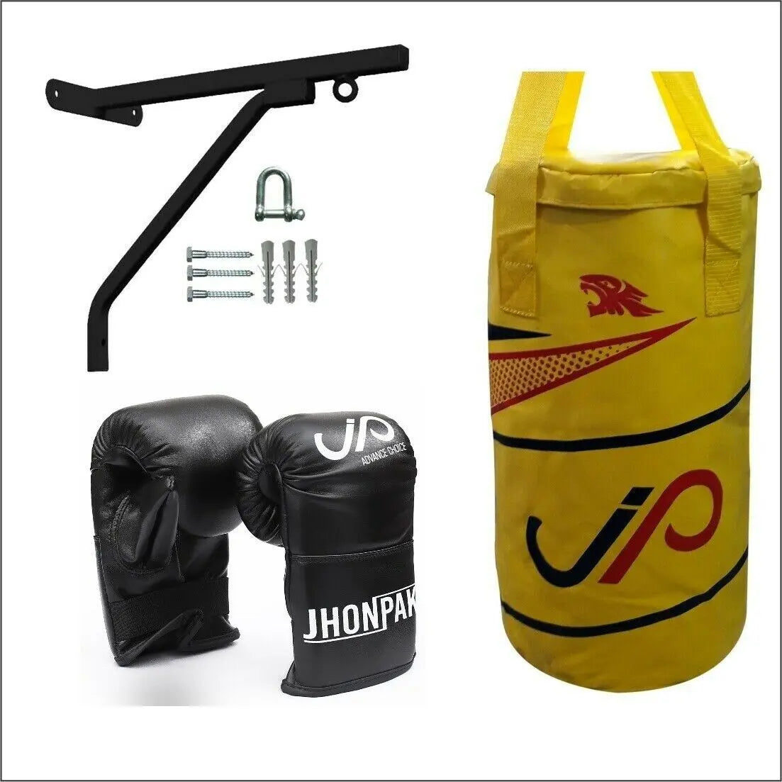 JP Heavy Kids Punching Bag Set 2 FT Filled JP Sports