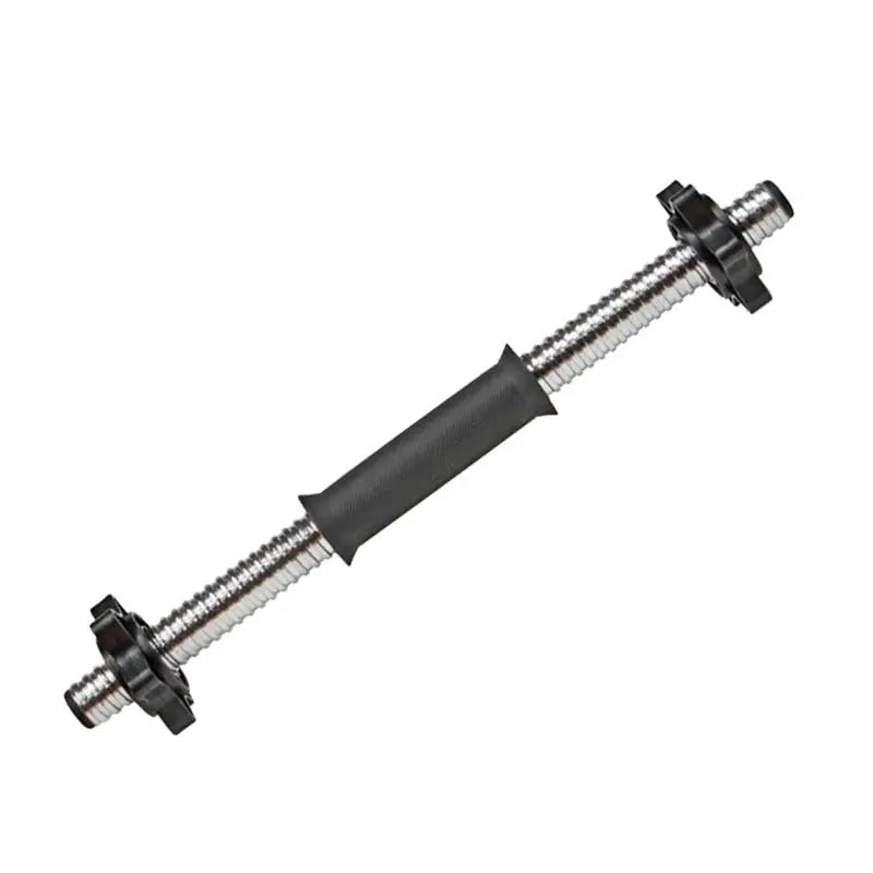 Barbell Bar Solid Steel Dumbbell Handles for Strength Training (Pair) JP Sports