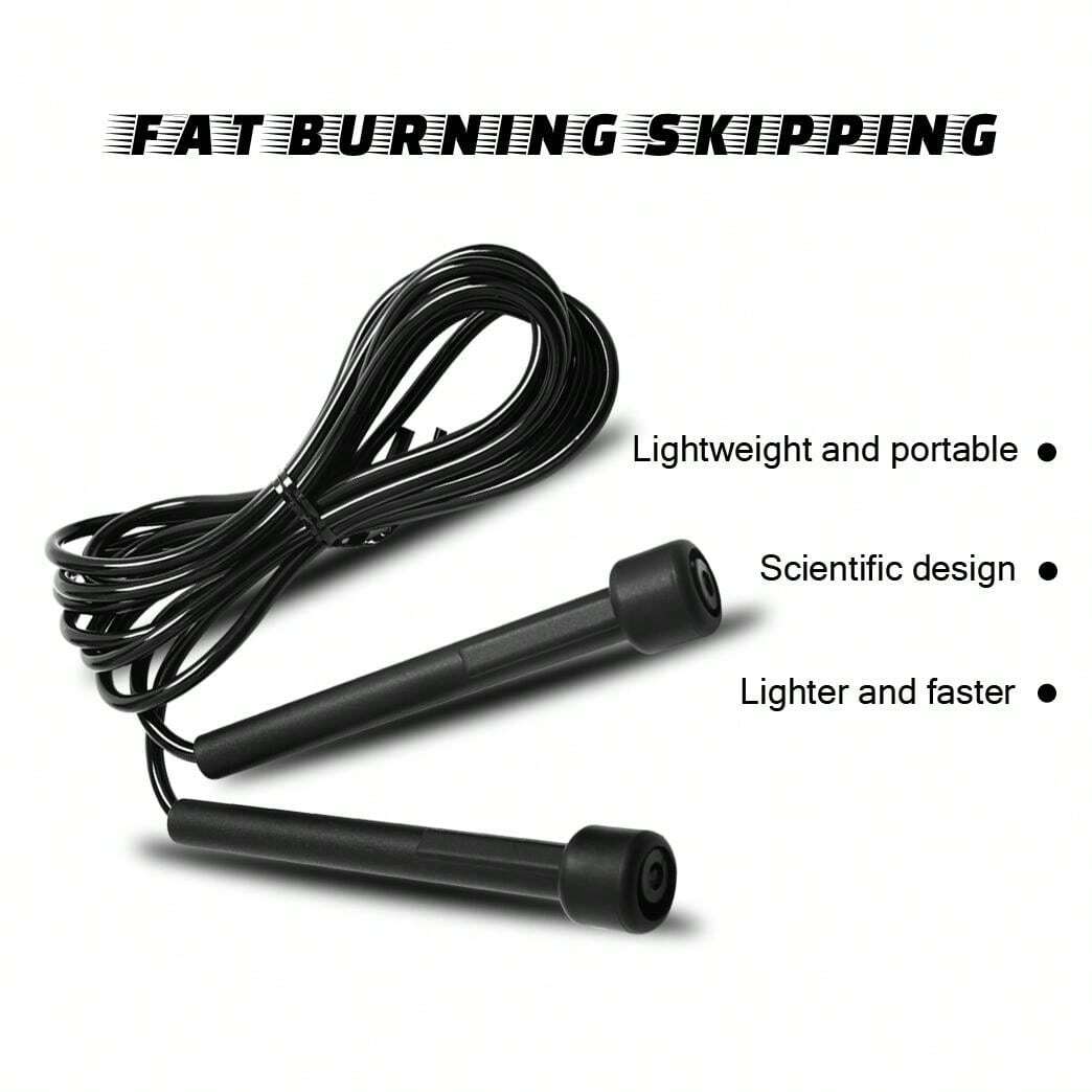 5-PCs Skipping Rope for Workout, Fitness and Home exercise, Adjustable Speed Jumping Rope for Women, Men, Kids