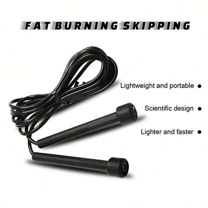 5-PCs Skipping Rope for Workout, Fitness and Home exercise, Adjustable Speed Jumping Rope for Women, Men, Kids