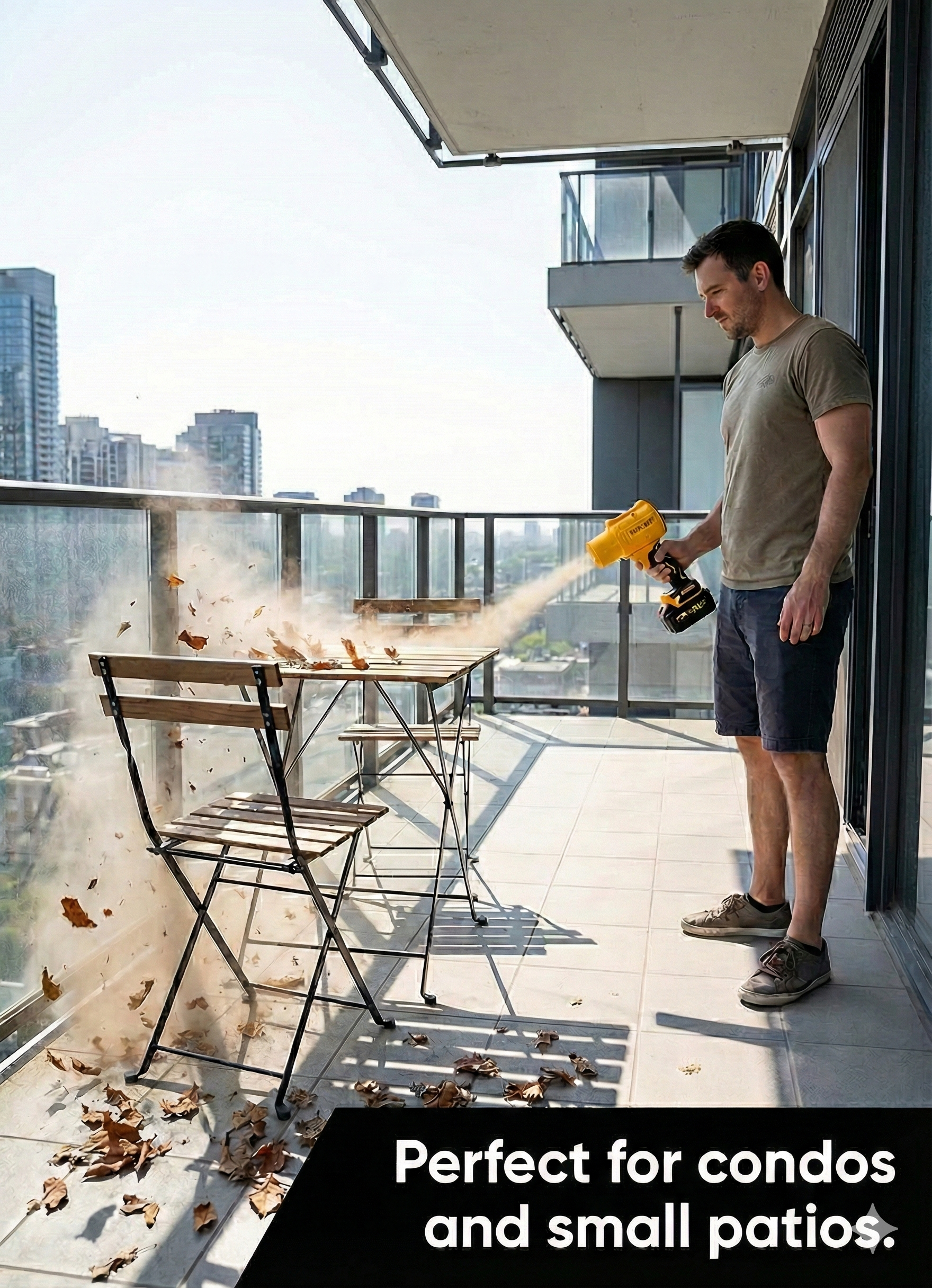 Cordless Mini Leaf & Snow Blower for Cars, Patios, & Balconies JP Sports