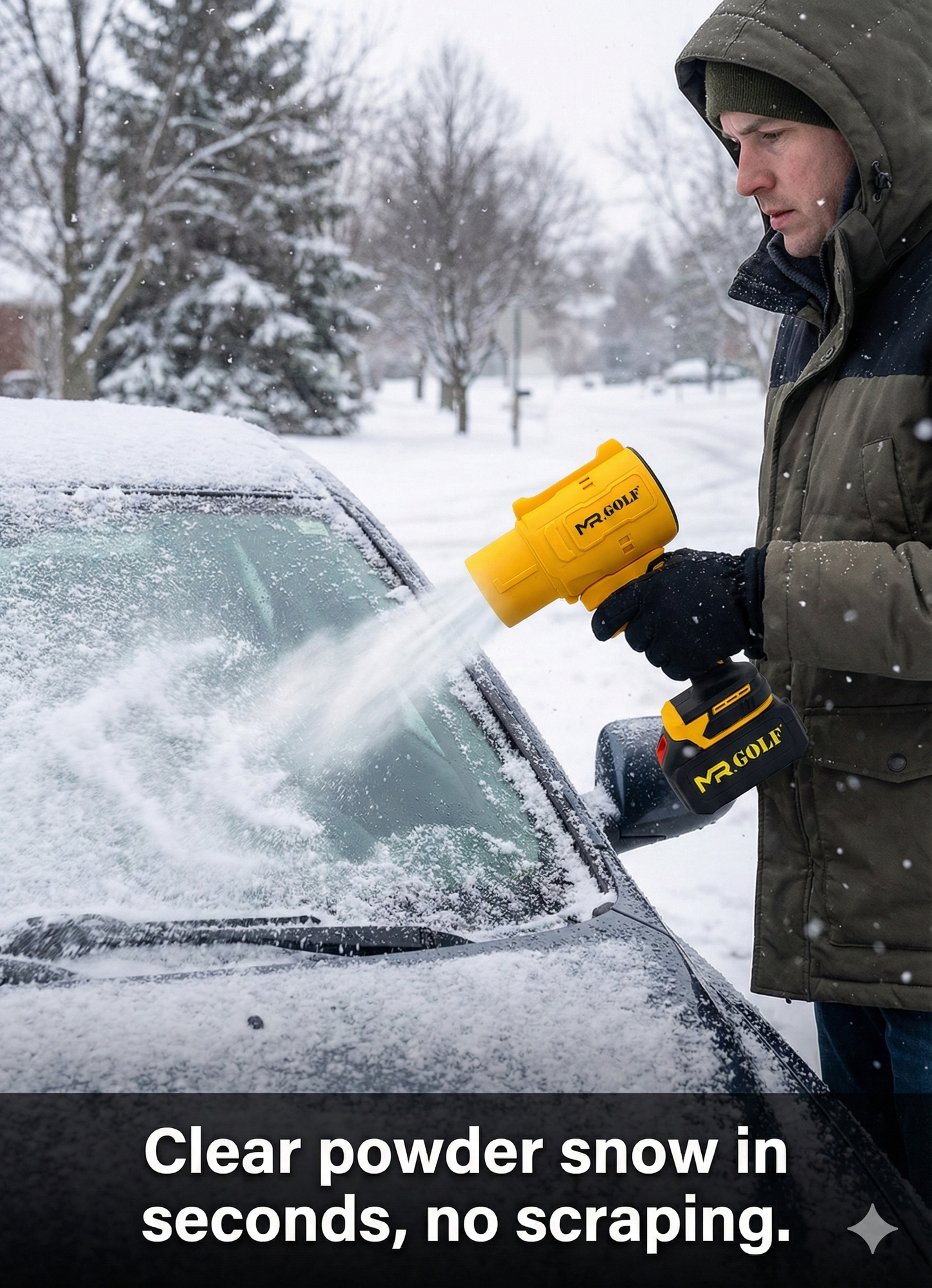 Cordless Mini Leaf & Snow Blower for Cars, Patios, & Balconies JP Sports