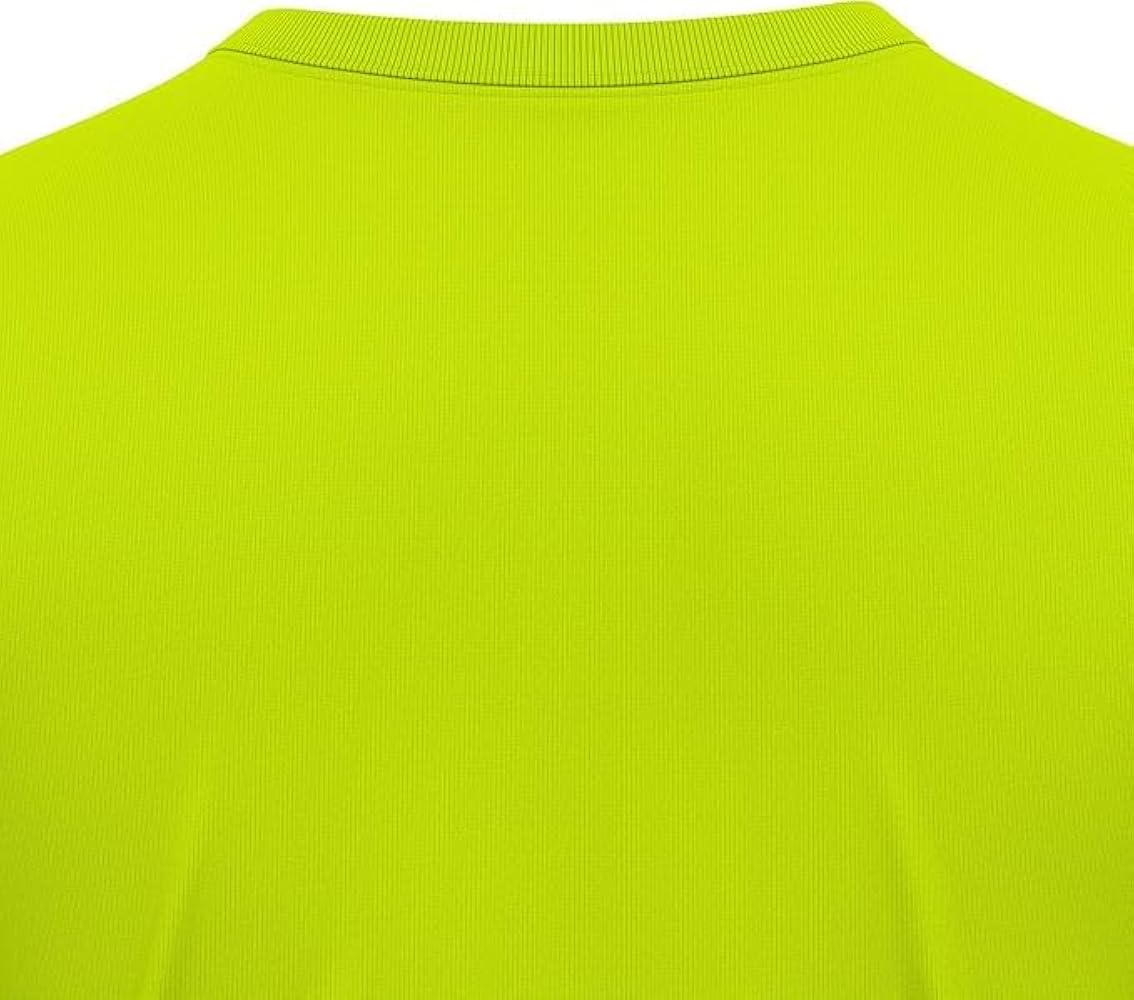 JP ADVANCE CHOICE Pack of 2 High Visibility Dri Fit Short Sleeves T Shirts Safety Breathable Workwear
