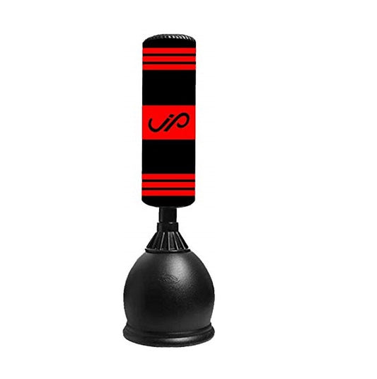 FreeStanding Red Black Punching Bag with Boxing Gloves, Adult Youth
