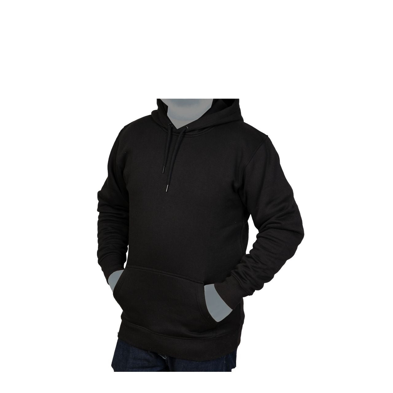 Black Fleece Hoodies Sweatshirt