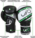 JP Boxing Gloves Maya Hide Leather (Pair)