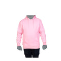 Pink Fleece Hoodies Sweatshirt