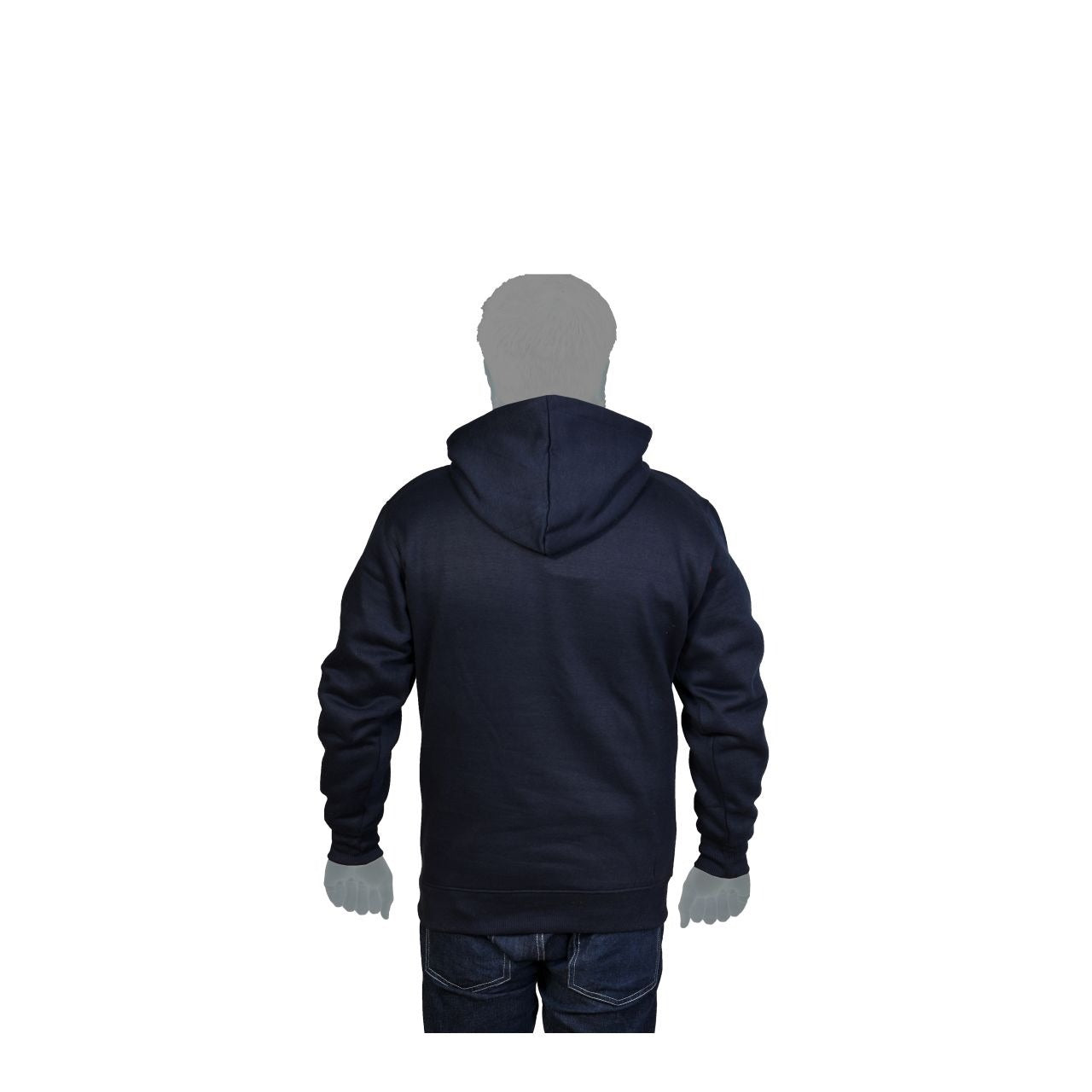 Navy Fleece Hoodies Sweatshirt