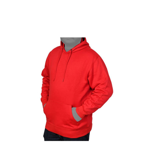 Red Fleece Hoodies Sweatshirt