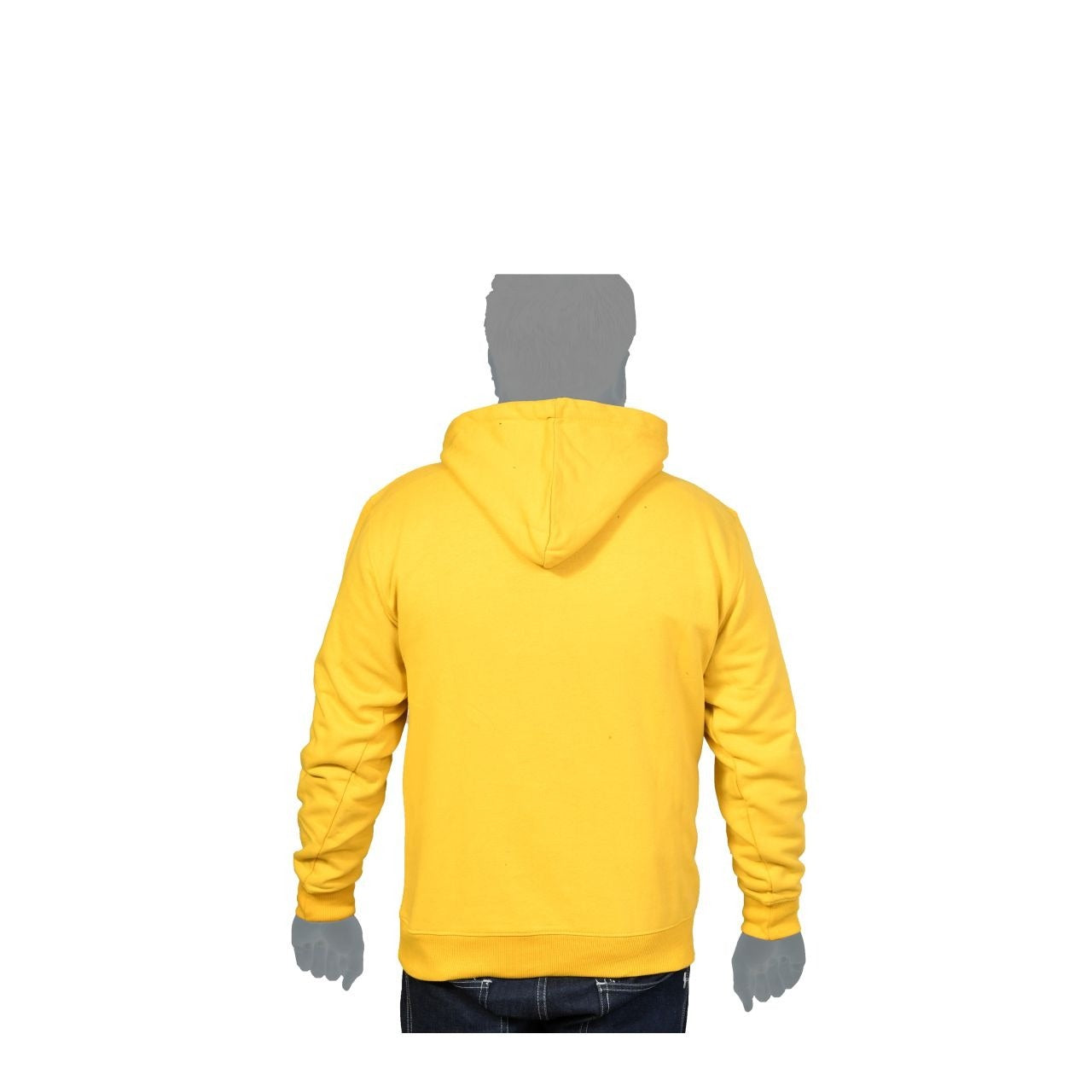 Yellow Fleece Hoodies Sweatshirt