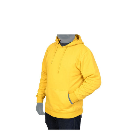 Yellow Fleece Hoodies Sweatshirt