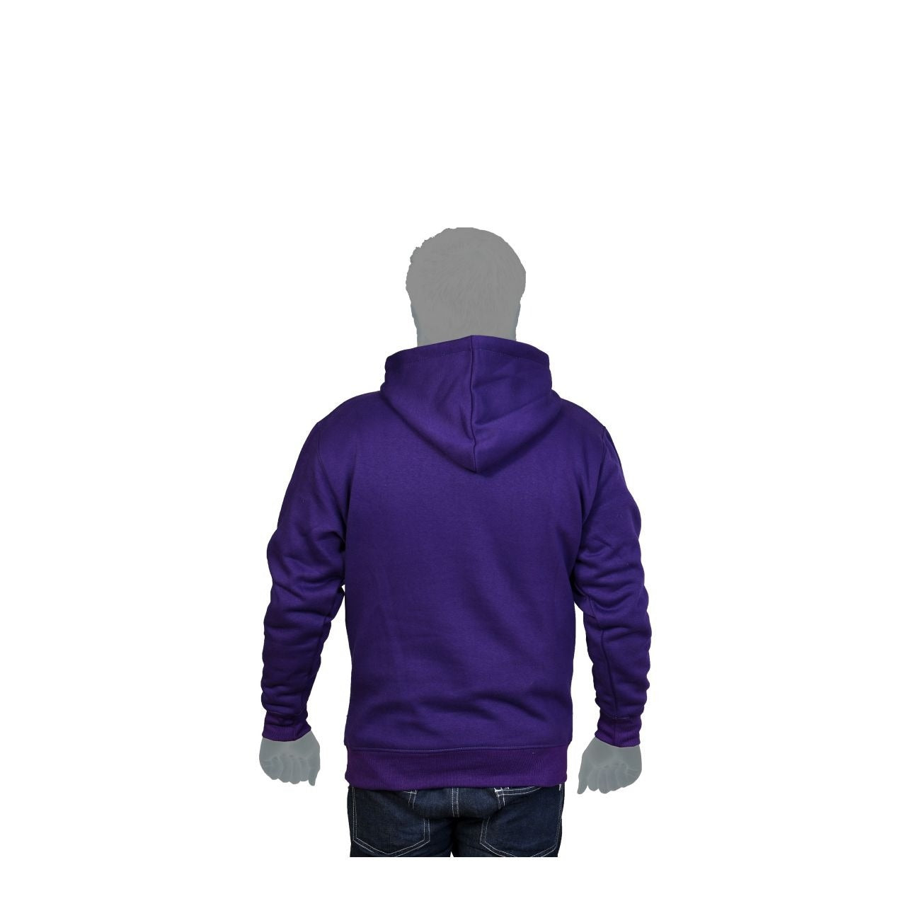 Purple Fleece Hoodies Sweatshirt