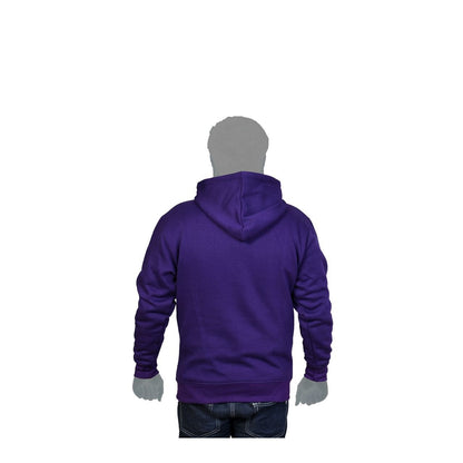 Purple Fleece Hoodies Sweatshirt