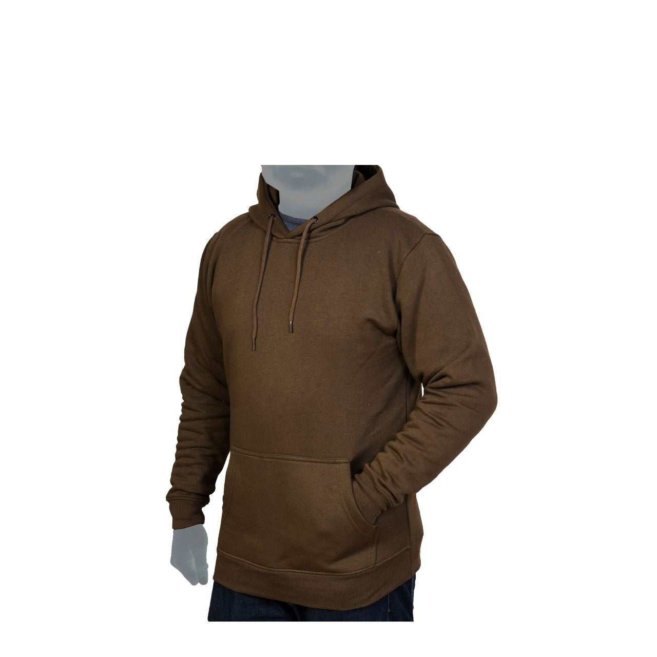 Olive Fleece Hoodies Sweatshirt