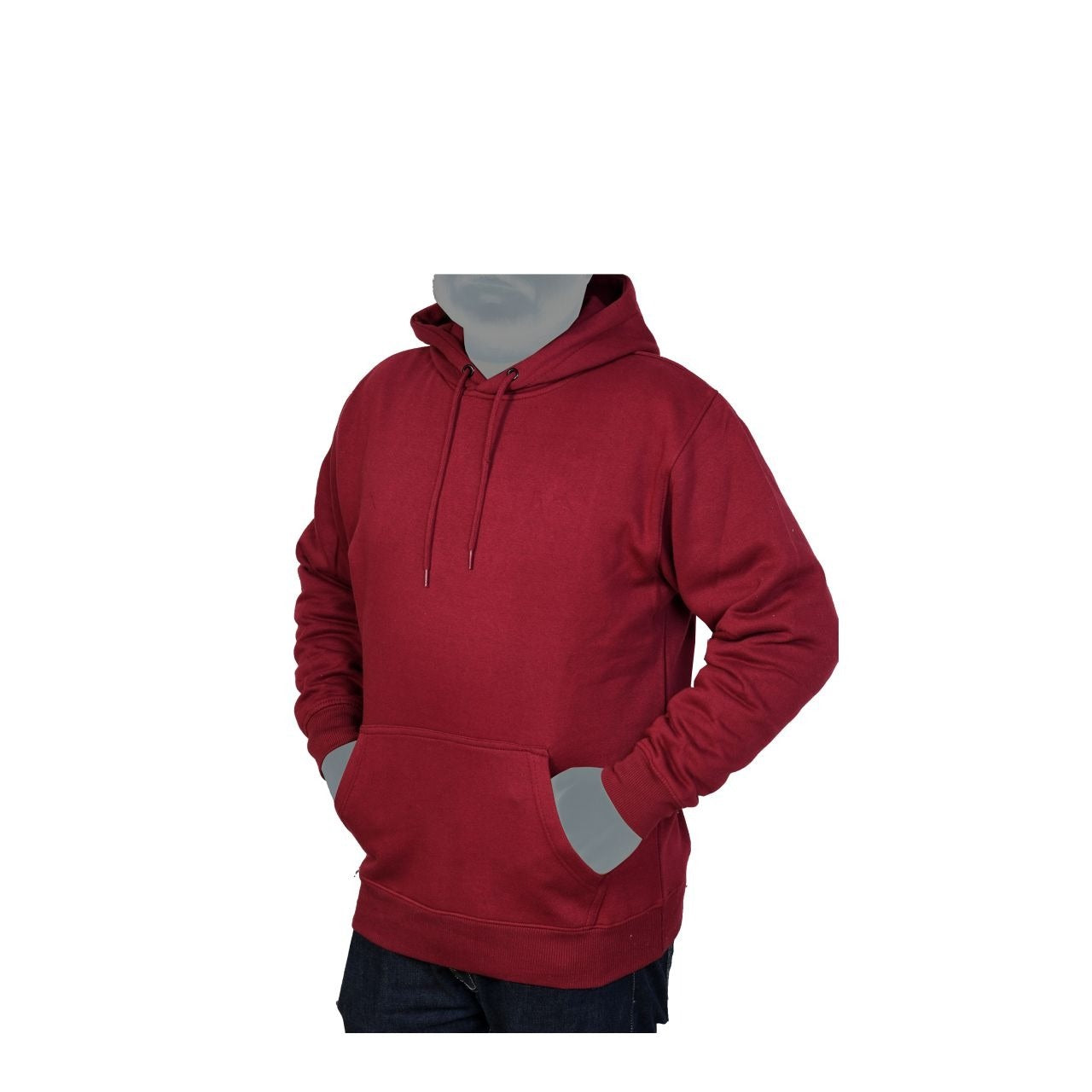 Maroon Fleece Hoodies Sweatshirt
