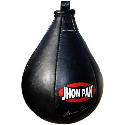 JP Genuine Leather Speed Bag Set Boxing Ball with Swivel & Gel Gloves