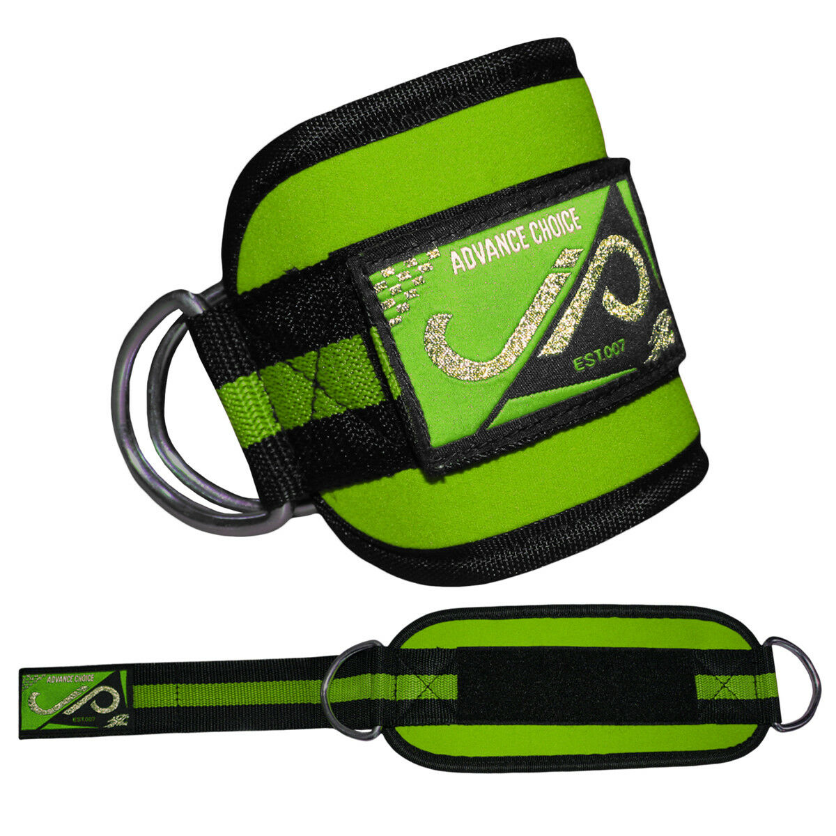 JP Ankle Twin D-Ring Strap Multi Gym Leg Pully (Pair)