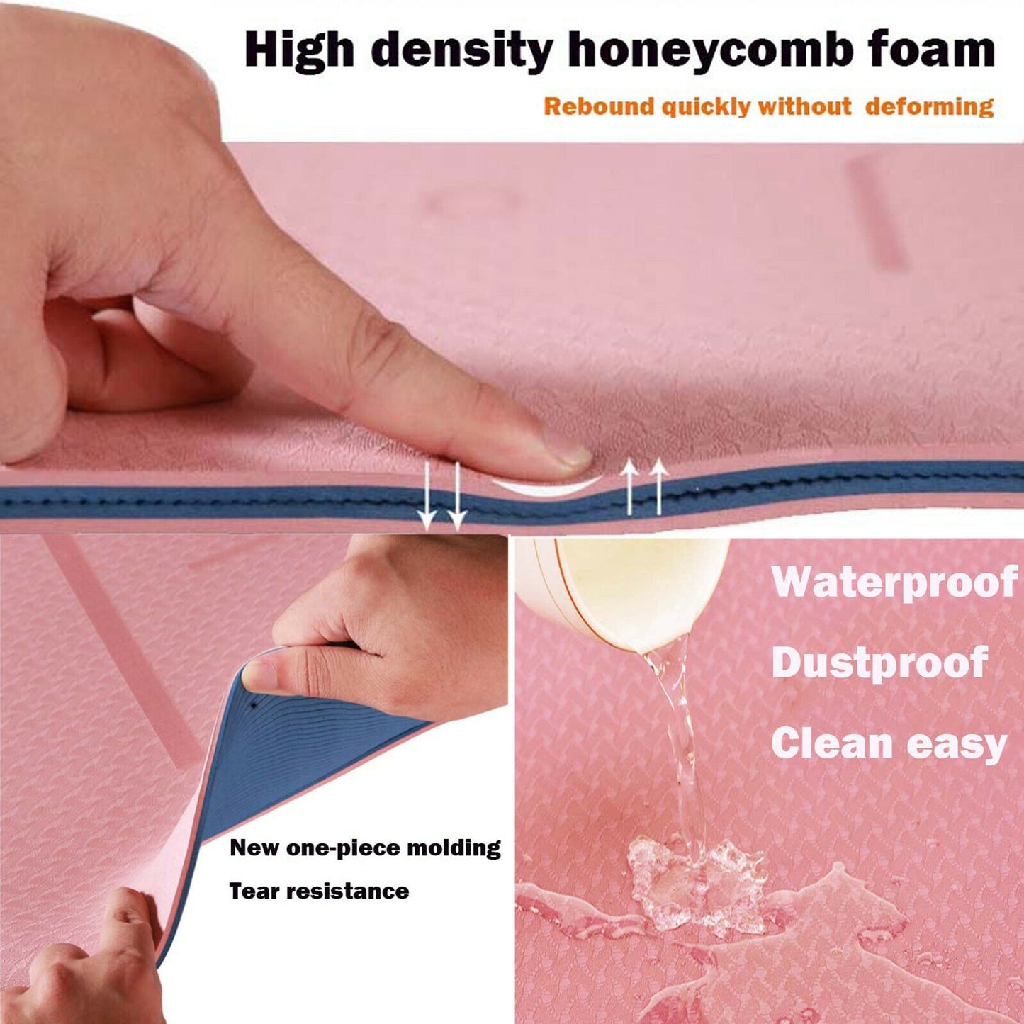Eco-Friendly Yoga Mat for Exercise Workout GYM Fitness