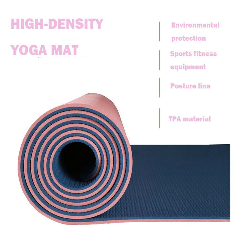 Eco-Friendly Yoga Mat for Exercise Workout GYM Fitness