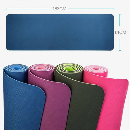 Eco-Friendly Yoga Mat for Exercise Workout GYM Fitness