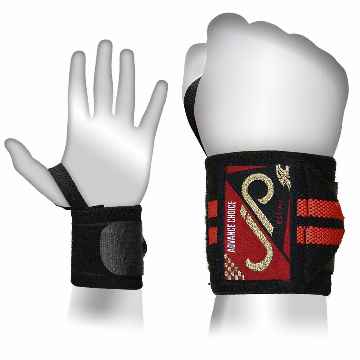 JP Weight Lifting Bar Straps Gym Wrist Support